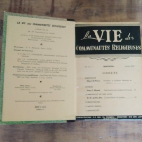 La Vie des Communautés Religieuses, Vol.8, N.1, Montréal, Janvier 1950 - Picture 4 of 7